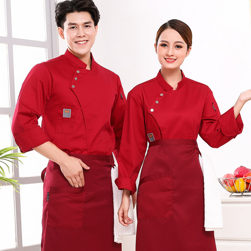 Uniforme de chef cuisinier pour hommes et femmes, vêtements de travail de cuisine de restaurant, nouveau design, haute qualité