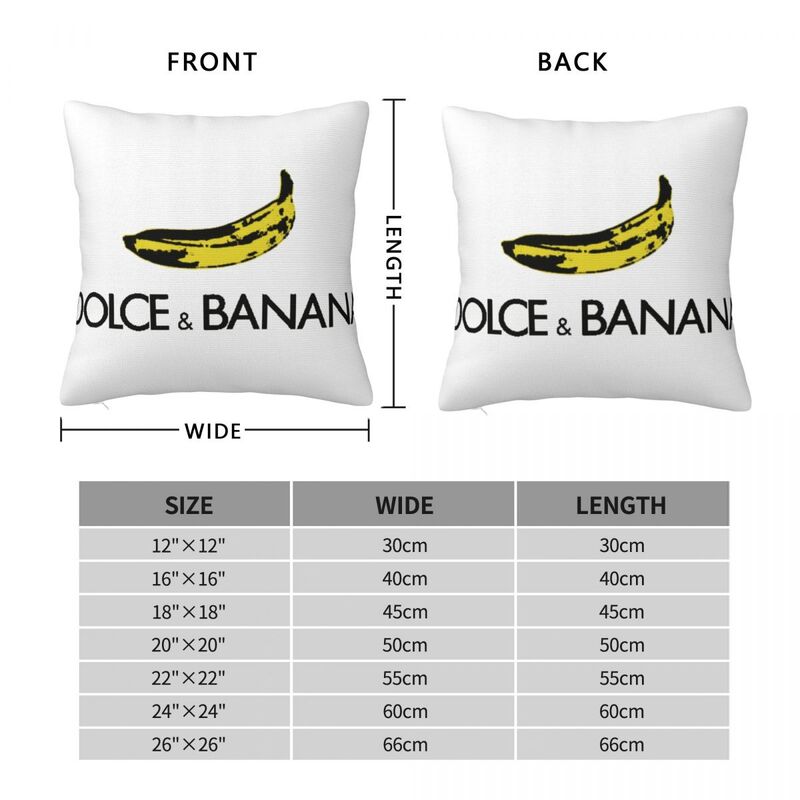 Quadratischer Kissen bezug für Dolce & Banana für Sofa-Wurf kissen