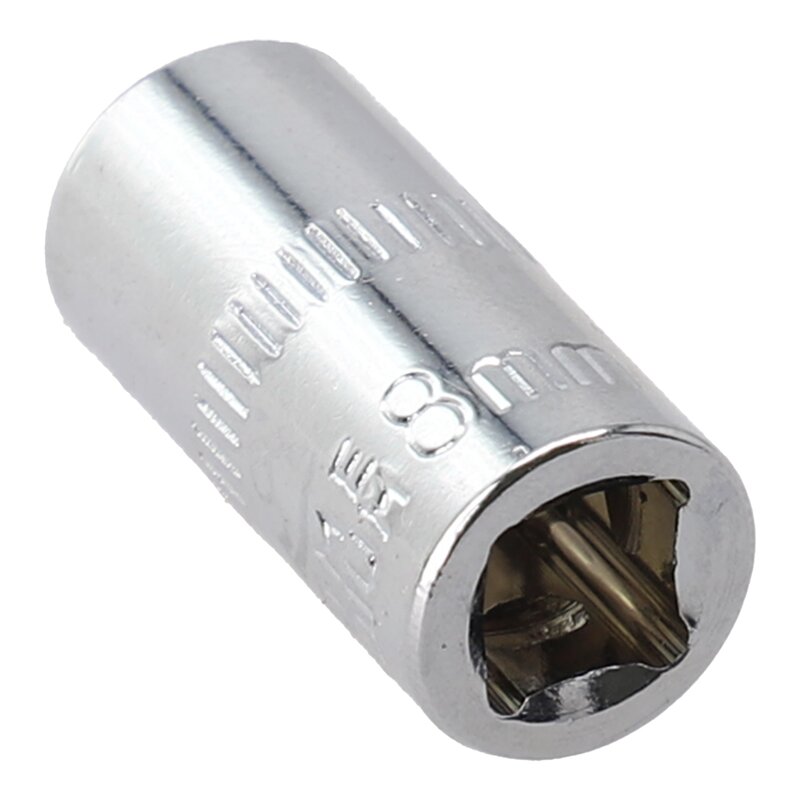 1pc 4-14mm 1/4in Head Hex Keys Socket Wrench Metric Double End Hexagons Sleeve Extension Drive Locks  Vanadium Steel