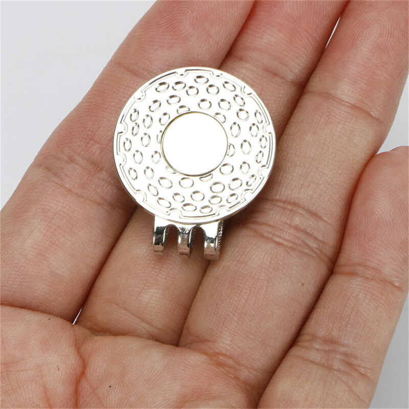 1PC Zinc Alloy Golf Hat Clip Magnetic Golf Cap Clips with Magnet Ball Markers Golf Putting Green Accessories