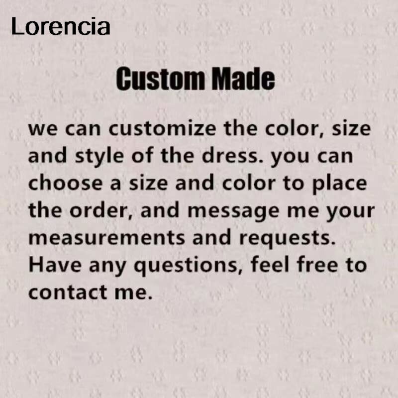 Lorencia Black Beaded Evening Dress Lace Appliqued Prom Gowns Long Sleeves V Neck Chiffon Formal Occassion Party Dress YED07