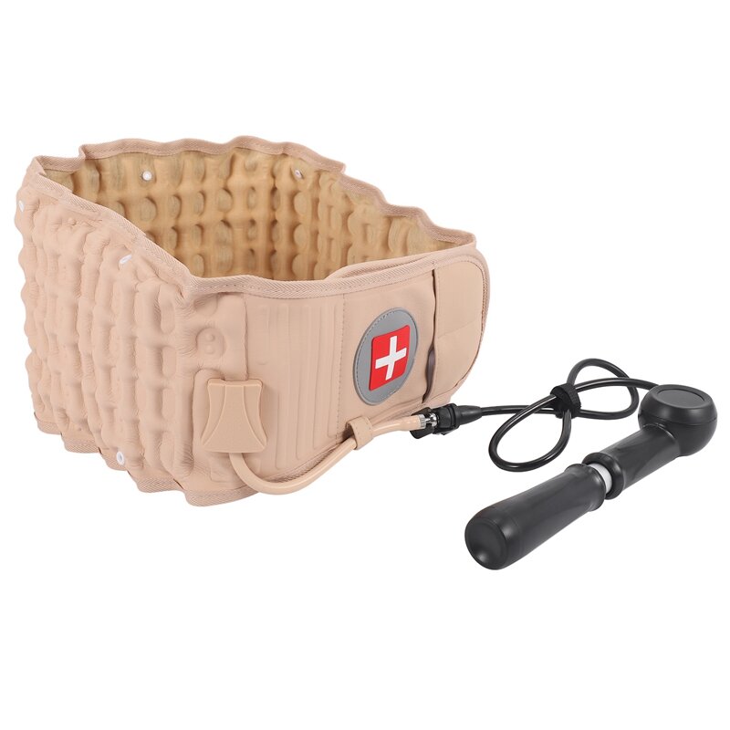 Cinturón Lumbar de descompresión de aire Espinal, Protector de cintura de tracción de aire, soporte Lumbar inferior, apto para dolor de 29 a 49 pulgadas