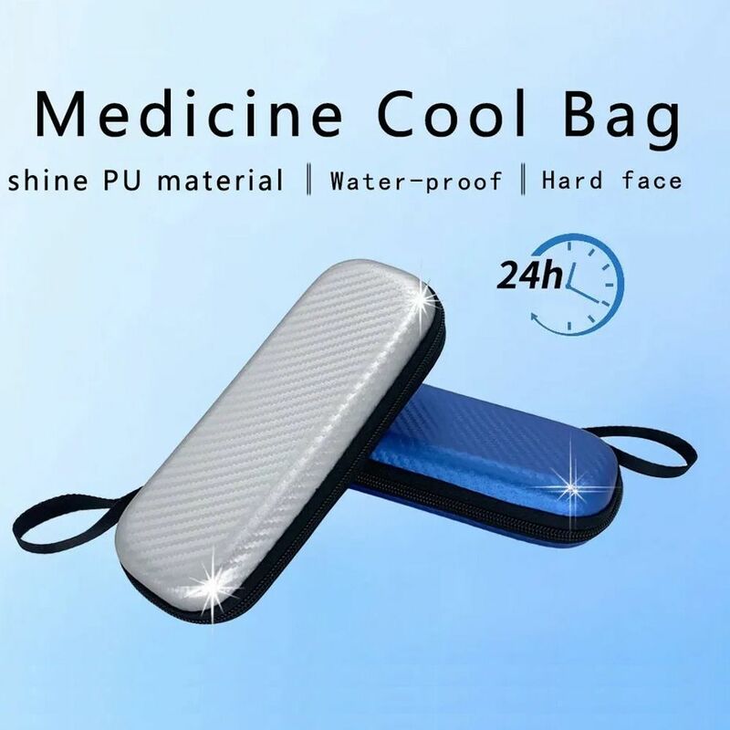 Водонепроницаемая сумка для охлаждения инсулина, простая термоизолированная полиуретановая карманная защита для таблеток, подледенная искусственная диабетика