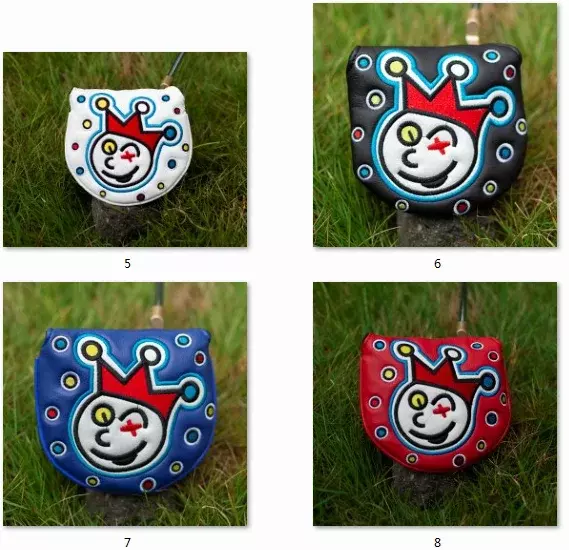 Golf accessories new embroidered head cover for driver fairway wood UT putter protective sleeve cartoon series
