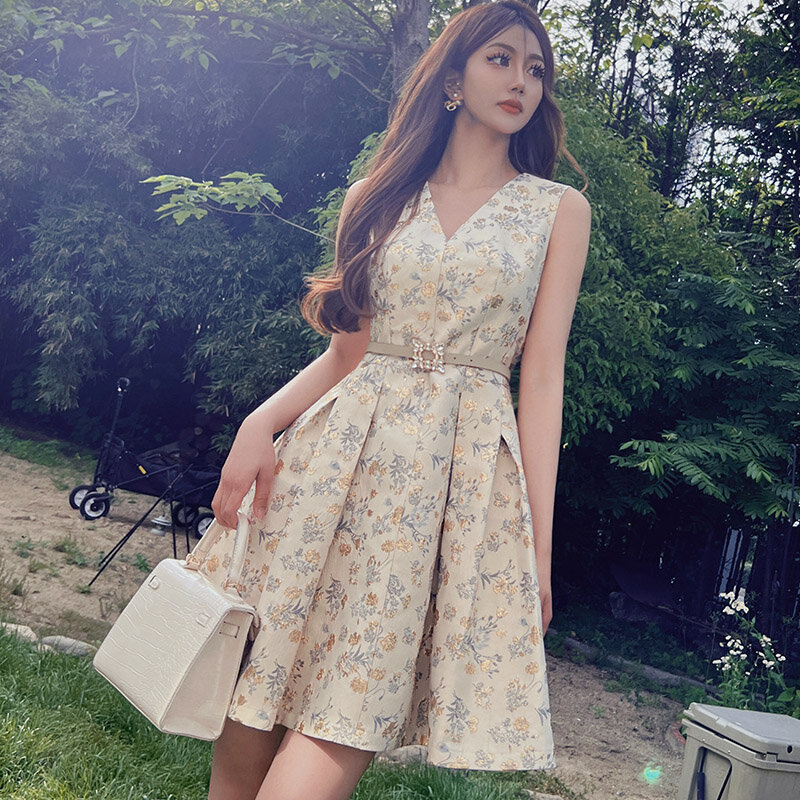 Женское жаккардовое платье, короткое шелковое платье во французском дворцовом стиле с объемными оборками, ручной работы, весна-осень