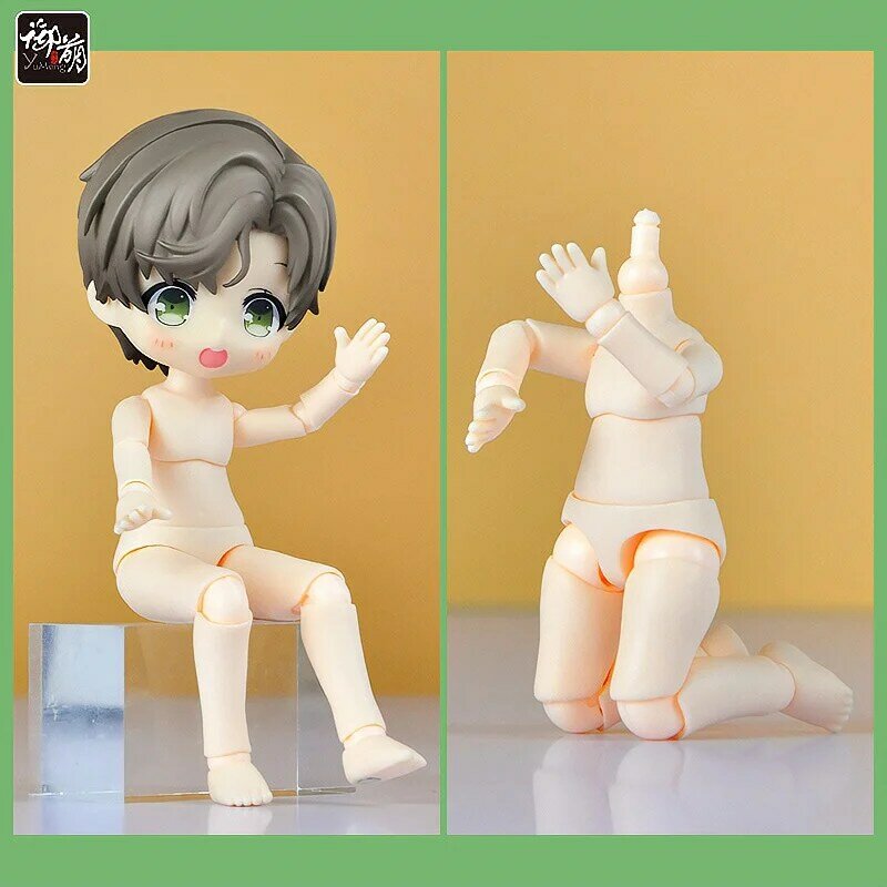 Ymy Ob11 Doll Body for Toy Head, Repories Replacement Joint, Hand-Made Nendoroid, Novos Acessórios, 1, 12BJD, Obitsu 11, 10cm
