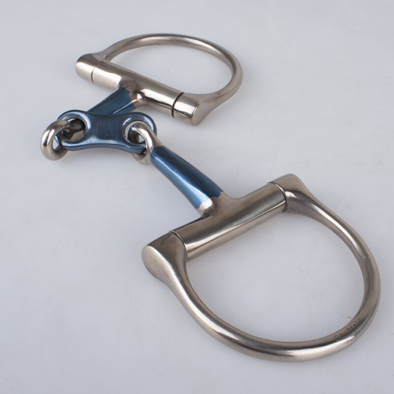 Cavassion-Snaffle Bit lunghezza 13.5cm/14.5cm equestre mobile Ring Bit Horse Gag Bit durante il rivestimento bocca di cavallo, muslimb