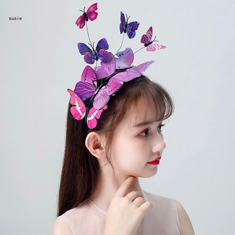 X7YA Fairy Garden Dây buộc tóc Tiệc sinh nhật Đạo cụ gian hàng ảnh cho các cô gái chụp ảnh