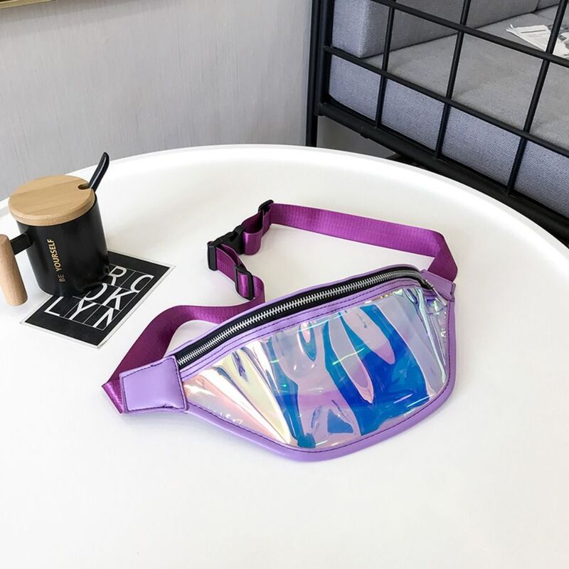 Сумка-Кроссбоди для телефона из ПВХ, прозрачная поясная сумка, велосипедная сумка для мужчин и женщин, Забавный ранец на плечо с лазерной печатью