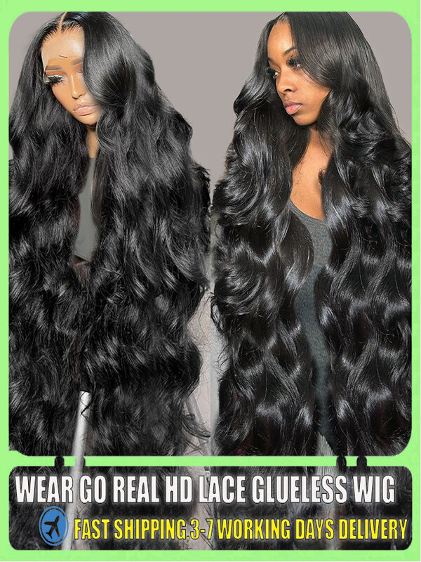 Body Wave 13x4/13x6 HD Lace Front Human Hair Wigs Glueless Wig Pre Plucked  Lace Closure Wigs  Lace Frontal Wigs