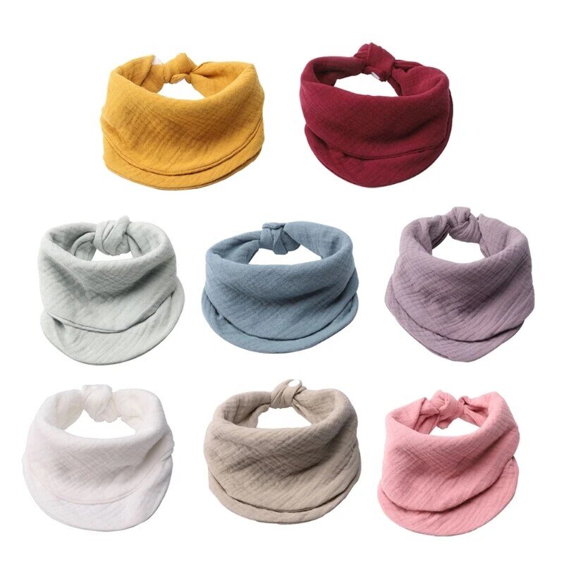Марлевые нагрудники для новорожденных, тканевая бандана для мальчиков и девочек, хлопковый мягкий шарф для малышей