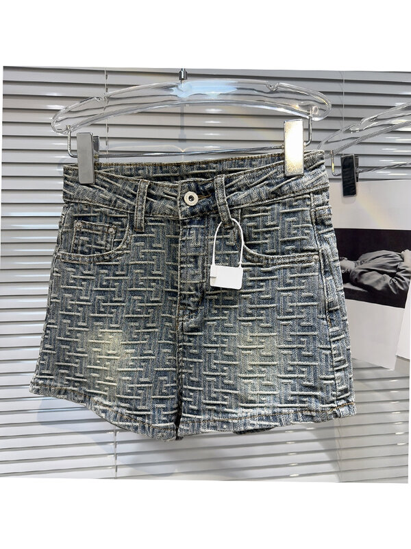 Celana pendek Denim wanita, 2000s Kpop pinggang rendah pinggang rendah pakaian musim panas Y2k Streetwear Harajuku mode Vintage Jepang e-girl gyau
