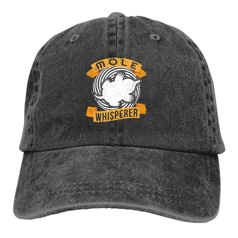 Pure Color Dad Hats Mole Whisperer Mole Ditch Women's Hat Sun Visor Baseball Caps Mole Peaked Cap