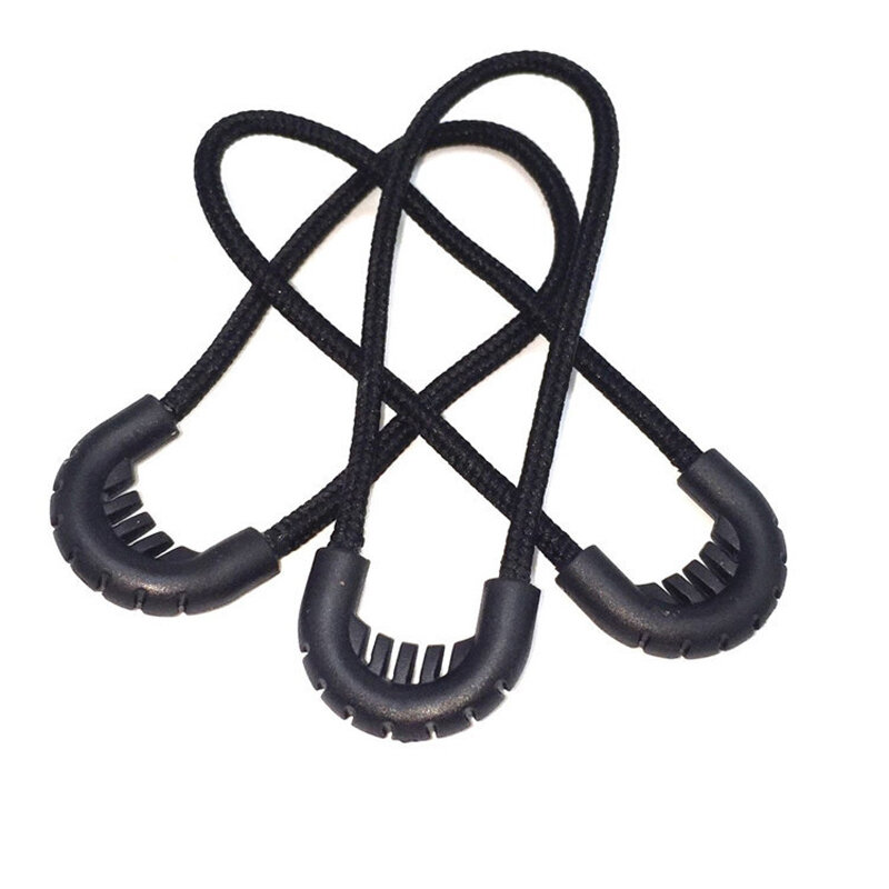 Hebilla de cuerda de cola con cremallera multiusos, 10 piezas, antirrobo, para la cabeza, ropa y Bolsa, hebilla de seguridad