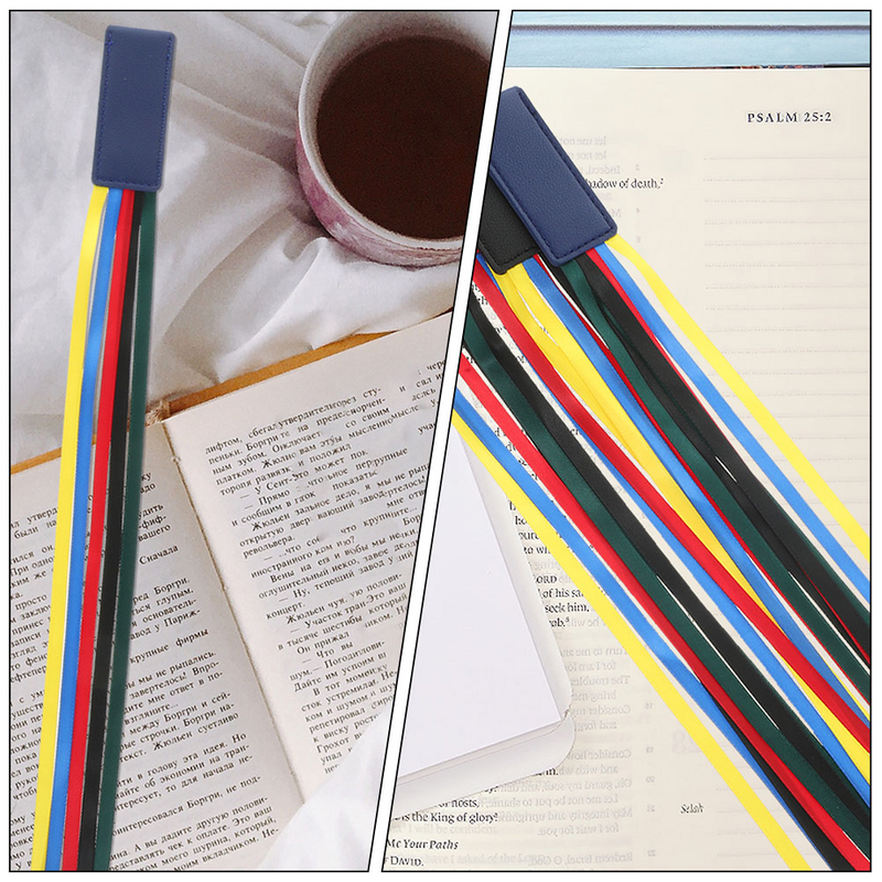 Ribbon bookmark para homem, 5 pcs, sticky notes, page marker