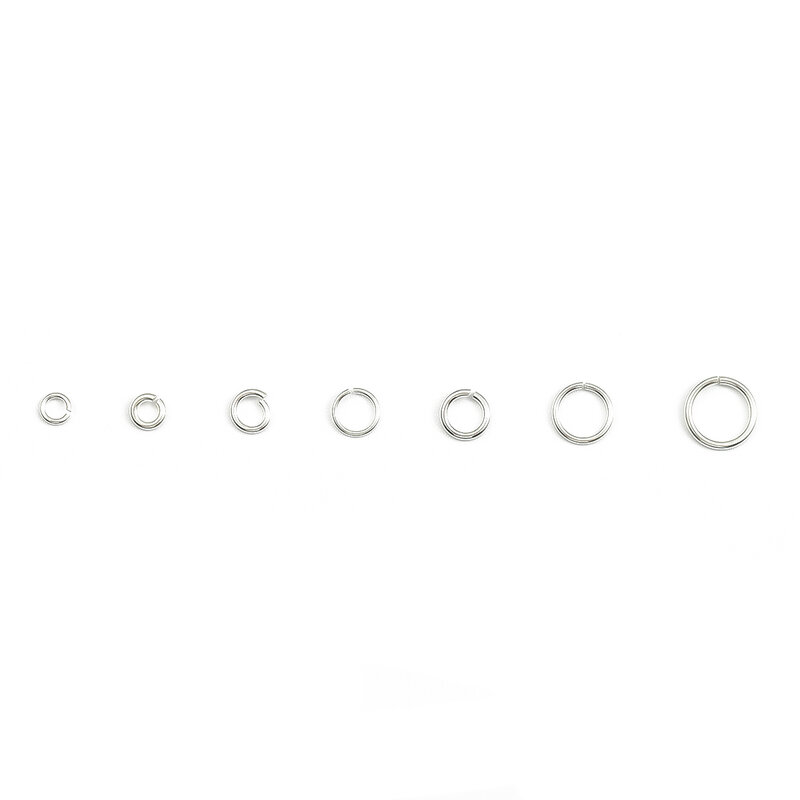 Connecteur d'anneaux diabétiques ouverts à tour unique, argent 2.5, boucle d'oreille bricolage, bijoux, résultats exécutifs, accessoires, vente en gros, 3/3mm, 925mm, 4mm, 5mm, 6mm