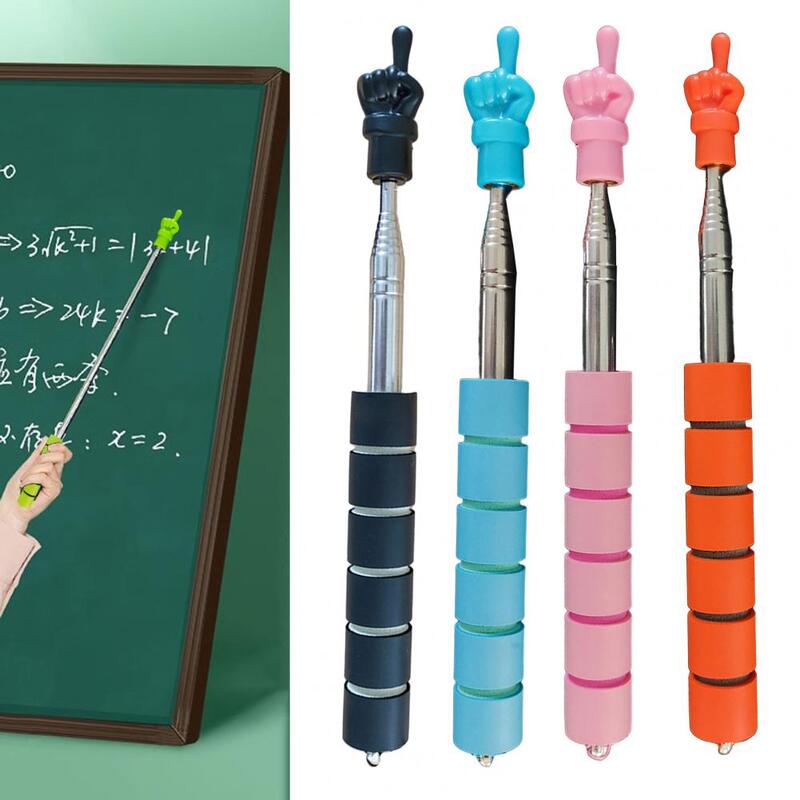 Simpatico bastone da lettura per dito per bambini bastone puntatore per dito in acciaio inossidabile bastone puntatore telescopico per insegnanti ideale