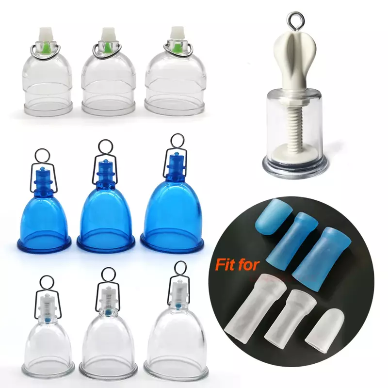 Pompa Penis Enhancer gantungan vakum Glans Cup untuk pembesar Penis Extender perangkat pertumbuhan Penis Aksesori pengganti pembesar