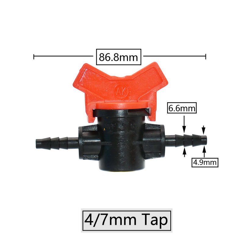 정원 탭 바브 커넥터, 1/2 3/4 인치 나사 드립 관개 시스템 피팅, 4mm, 8mm, 10mm, 12mm, 16mm, 20mm, 25mm 호스