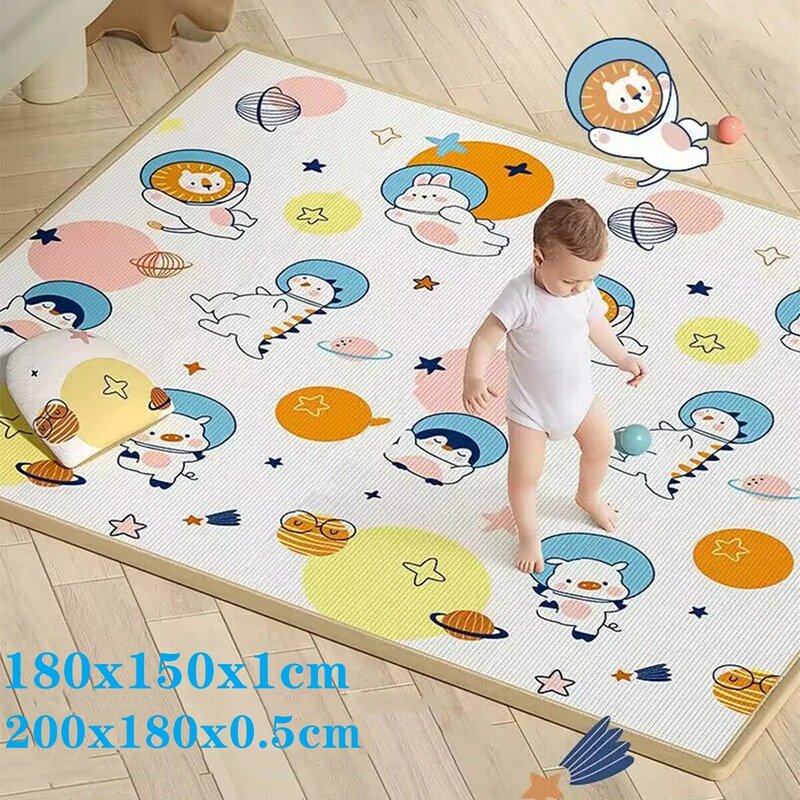 아동용 EPE 아기 놀이 매트, 발달 매트, 아기 방 크롤링 패드, 접이식 카펫 매트, 1cm 두께