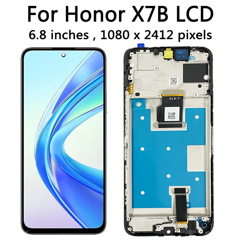 CLK-LX1, CLK-LX2, CLK-LX3 wyświetlacz zamiennik dla Huawei Honor X7b LCD X7B wyświetlacz LCD wyświetlacz ekran dotykowy Digitizer zespół