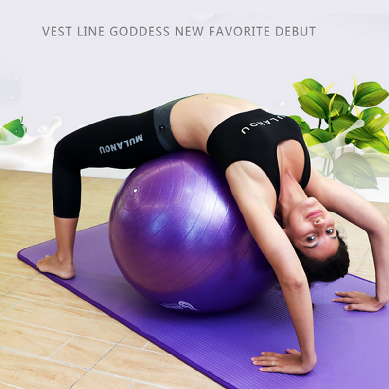 Ballon d'équilibre épais en PVC résistant à la pression, yoga, fitness, exercices de gym à domicile, appareil d'entraînement AqPilates, VPN, 45cm