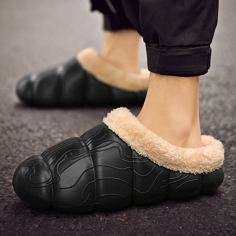 Caterpillar YZY – pantoufles chaudes à enfiler, chaussures unisexes légères en coton pour hommes et femmes, grande taille 35-46, nouvel arrivage