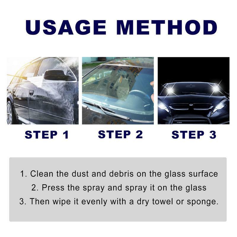 Spray anti-nevoeiro para óculos, Proteção intensiva do pára-brisas do carro, Agente anti-névoa, duradouro