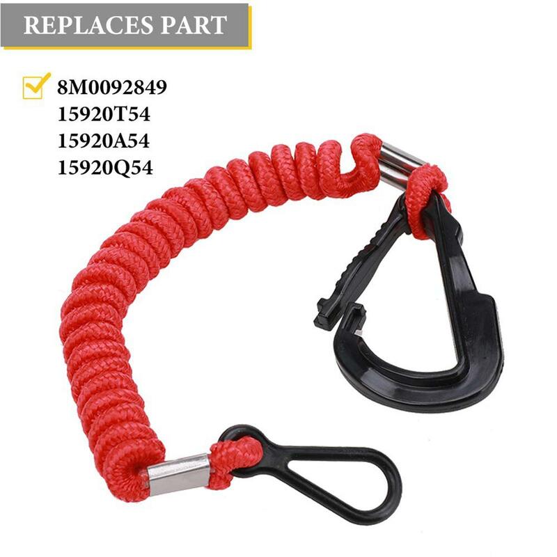 Long-lasting Durability Boat Engine Stop Switch Safety Lanyard Cord Increased Safety Easy To Install