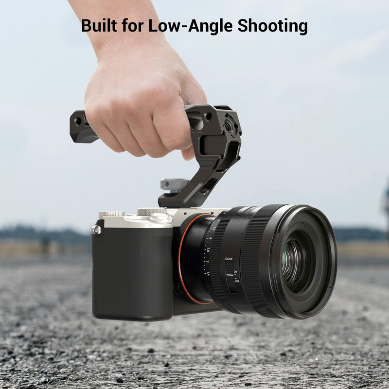SmallRig NATO Top Handle Lite dengan Cold Shoe Portable Camera Handle untuk Shoot Fit untuk Sony For Canon For Nikon Camera Cage 3766