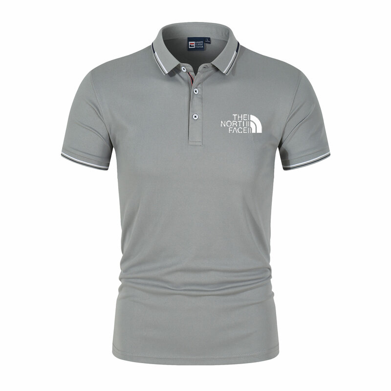 Fashion Brand Summer New Men's Polo Shirt with High Quality Polo Collar Short Sleeve Casual Printing Business Fashion Polo Shirt