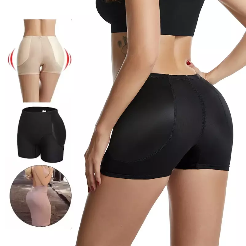 Celana dalam wanita empuk, pakaian dalam wanita pengangkat pantat pembentuk tubuh pelatih pinggang penambah kontrol