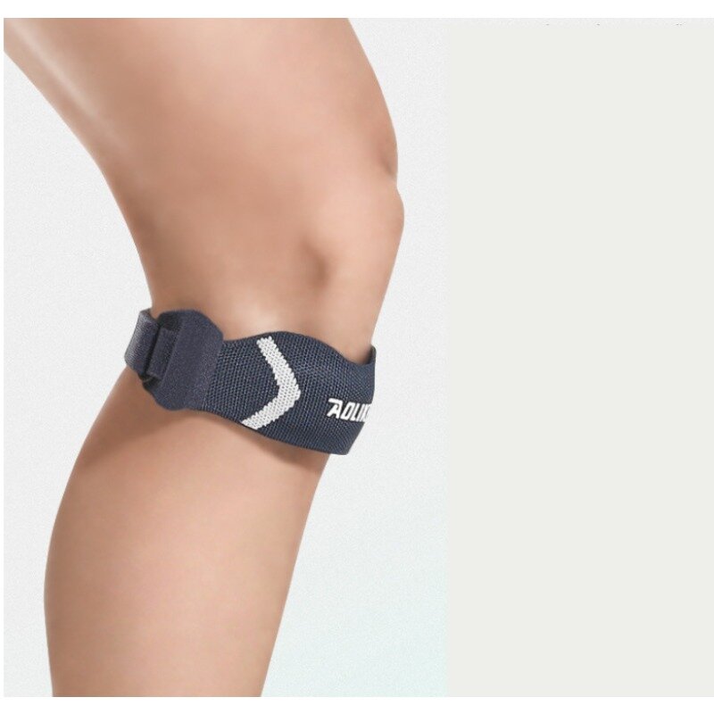 1 buah bantalan lutut penghilang nyeri, tali lutut penyangga tempurung lutut untuk lari basket luar ruangan olahraga lengan lutut Pria Wanita