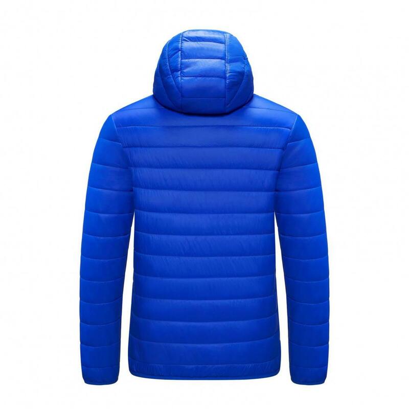 Bawełniany płaszcz z kapturem męski bawełniana bluza z kapturem zimowy z zagęszczoną wyściółką wiatroszczelną konstrukcją zapewniający odporność na zimno długo i ciepło