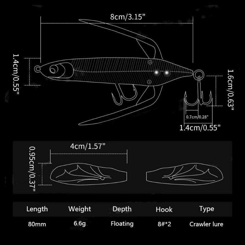 Fishing Lures Fishing Topwater Lures Wobbler For Saltwater Fishing NEW