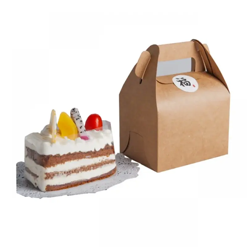 ロゴ付きケーキボックス,フルーツケーキ包装,カスタマイズされた製品