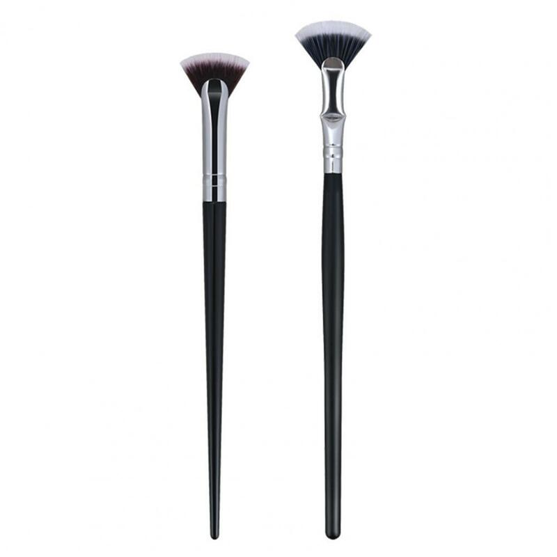 Even Application Mascara Brush Enhance Lower Lashes 2pcs Natural Lifted Effects Mascara Fan Brushes for Easy Smooth Application