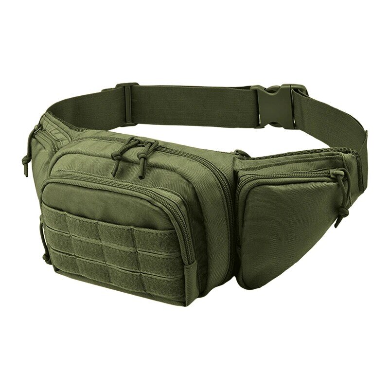 Tactical Waist Bag Gun Holster Military Fanny Pack Sling Shoulder Bag Outdoor Chest Assault Pack Concealed Pistol Carry Holster