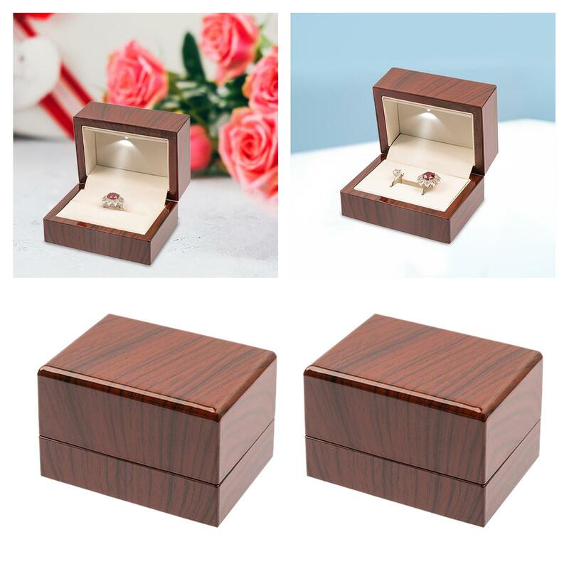 Portagioie portagioie multifunzionale contenitore per donna scatola per anelli Mini organizzatore di gioielli scatola portaoggetti per gingillo custodia per gioielli