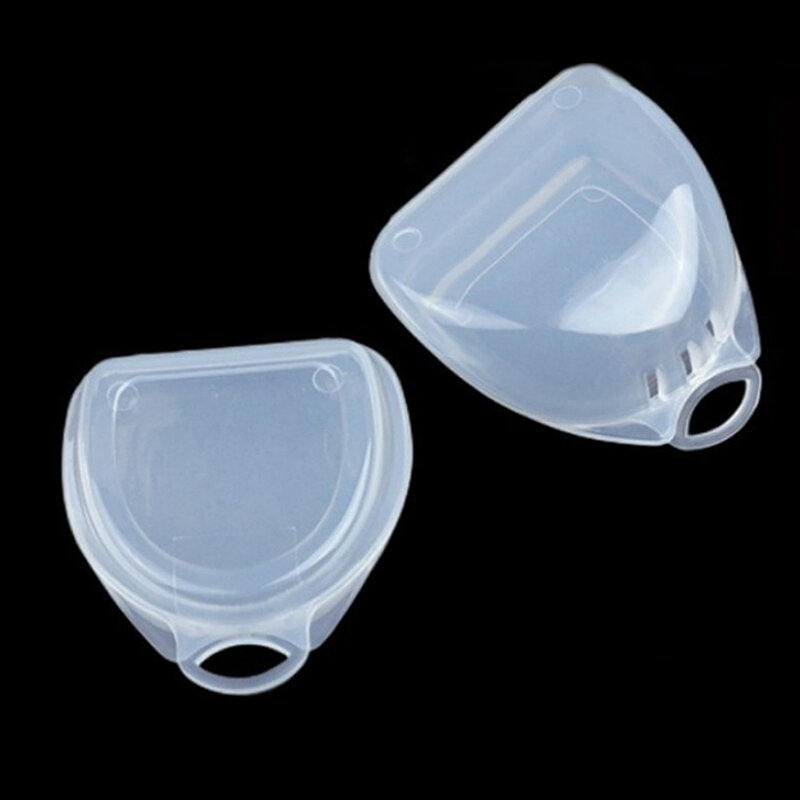 Dental Retainer Orthodontic Mouth Guard Container Dental Appliance Case Protecting Braces Plastic Oral Hygiene Supplies Tray