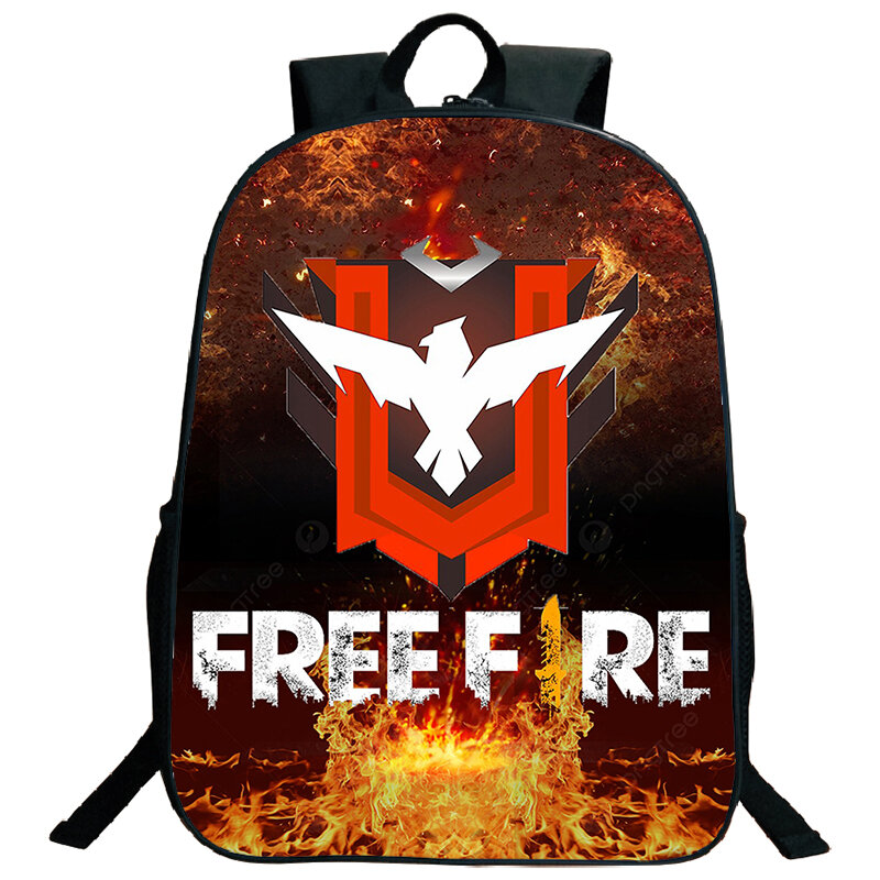 Рюкзак с 3D принтом игры Free Fire для учащихся средних классов, вместительный школьный ранец, портативный детский рюкзак для ноутбука для подростков