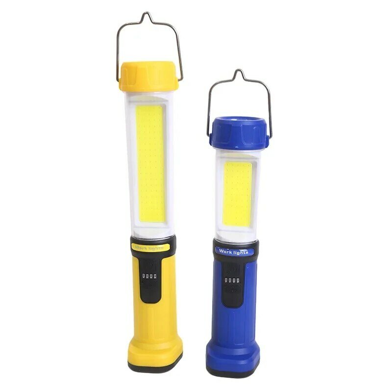 Outdoor LED flashlight charging will carry magnet COB emergency lighting charging car repair work light