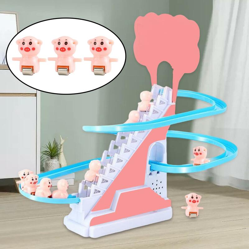 Slide Stairs Toy Acessórios para meninos e meninas, Peças de reposição, Roller Coaster, 3x