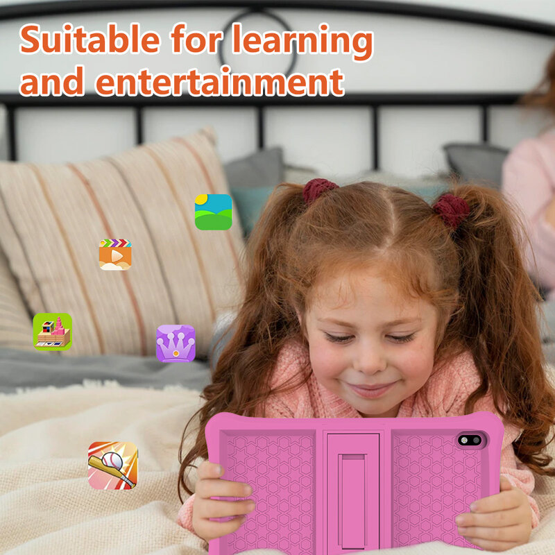 QPS – tablette PC android de 8 pouces, 4500mAh, 2 go de RAM, 32 go de ROM, pour enfants, apprentissage, avec support