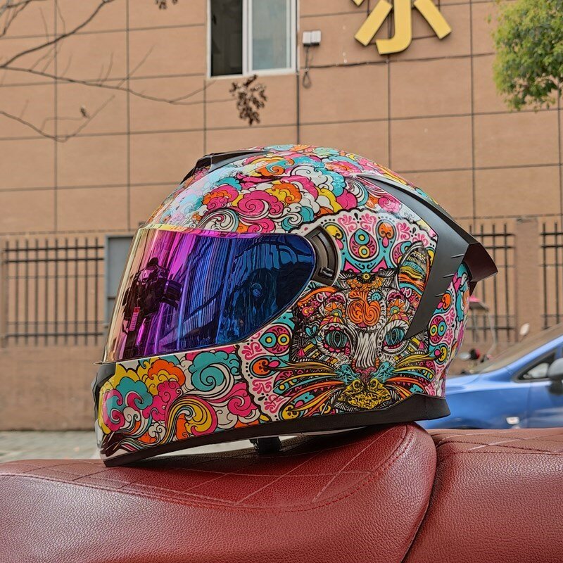 Мотоциклетный шлем, модульная Защитная шлема для скутера, мотора