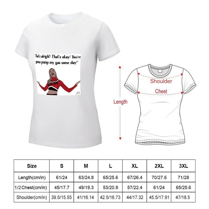 Breng Het Op Gas T-Shirt Grappige Zomer Top Schattige T-Shirts Voor Vrouwen