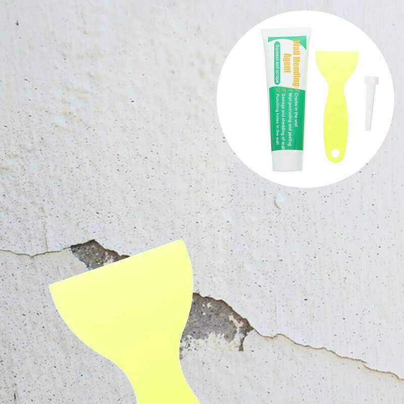 Wall Mending Agent Wall Anchor Patch Wall Repair Paste Repair Cream with Nozzle Scraper
