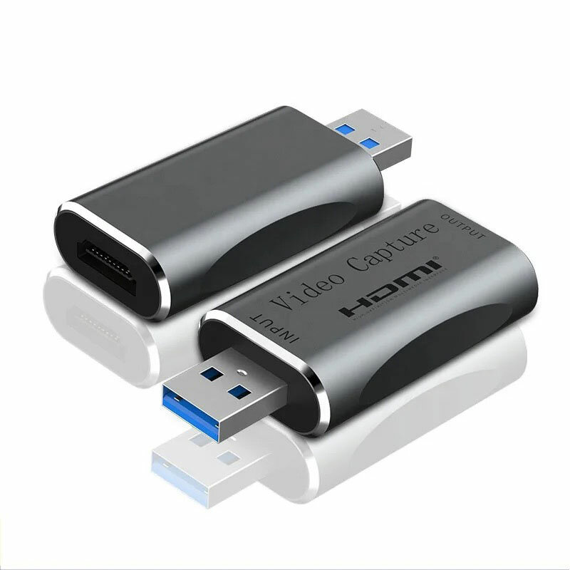 Tarjeta de captura de Audio y vídeo Compatible con HDMI, dispositivo USB 3,0, 60fps, 4k, para transmisión en vivo OBS, caja de grabación de juegos
