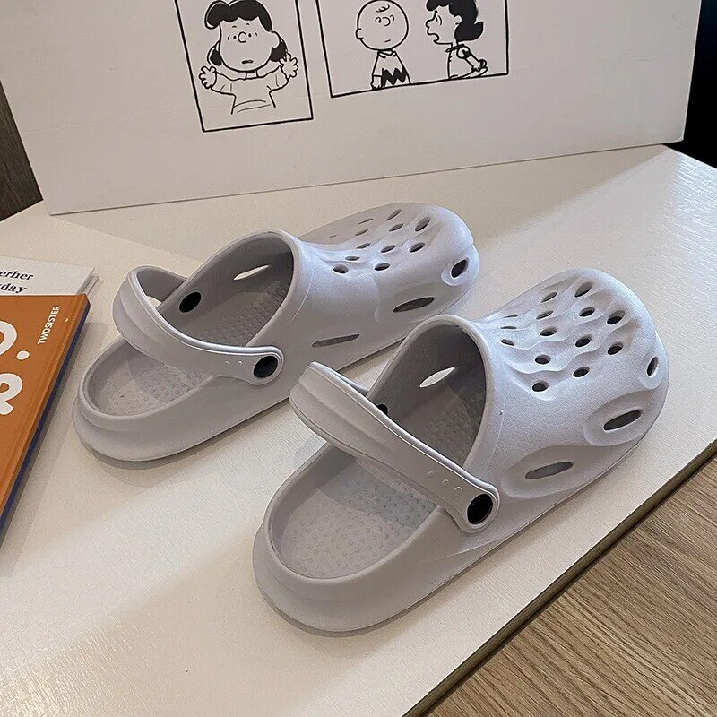 2023ฤดูร้อนใหม่ EVA Non-Slip Sepatu Kebun ผู้ชายผู้หญิงโรงพยาบาลทำงานทางการแพทย์รองเท้าแตะคลาสสิกพยาบาล Clogs กันน้ำรองเท้าแตะ
