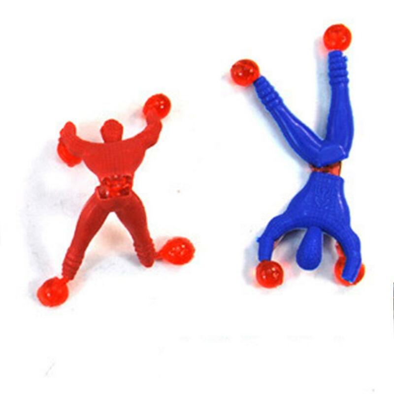 Kleverige Muur Klimmen Spider Karakter Speelgoed Stress Kleverige Palm Saai Nuttig Product